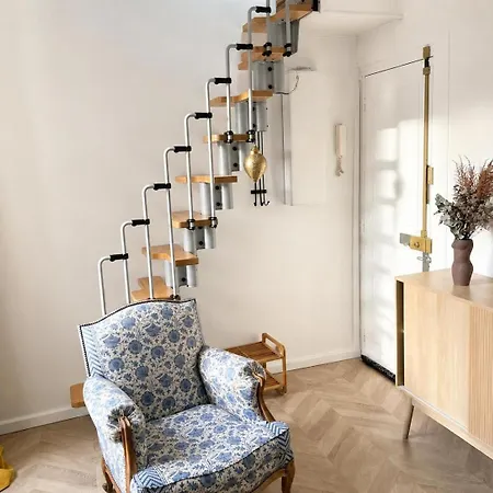 Duplex Chic Et Equipe - 2 Personnes Париж